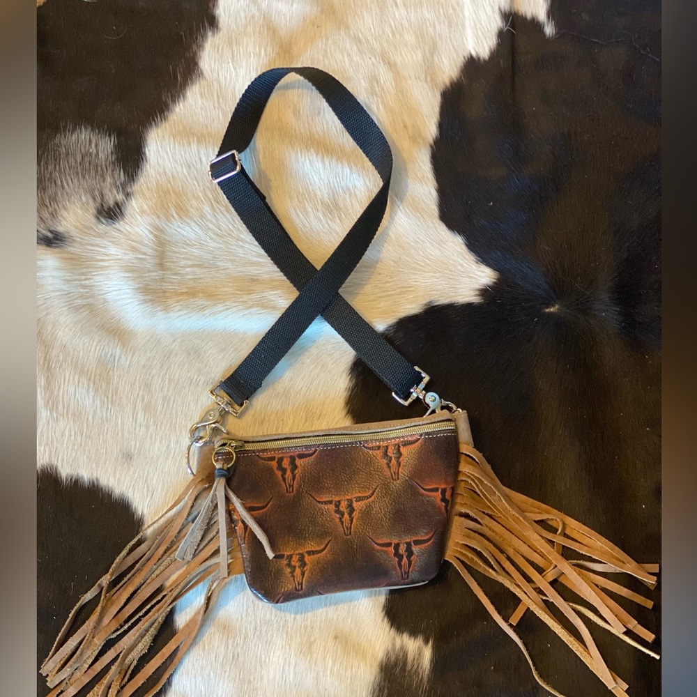 Custom fringe fannypack